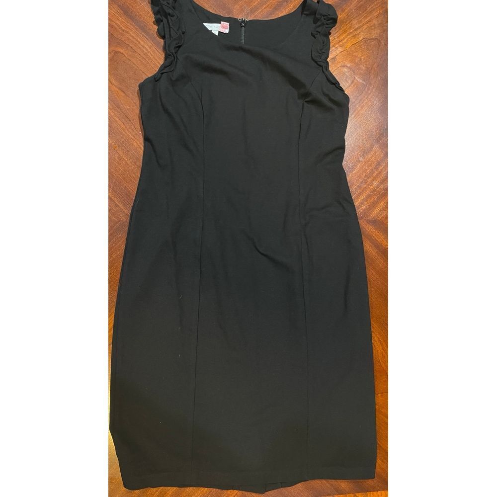 RSVP by Talbots LBD women's black sleeveless sheath dress size 6
